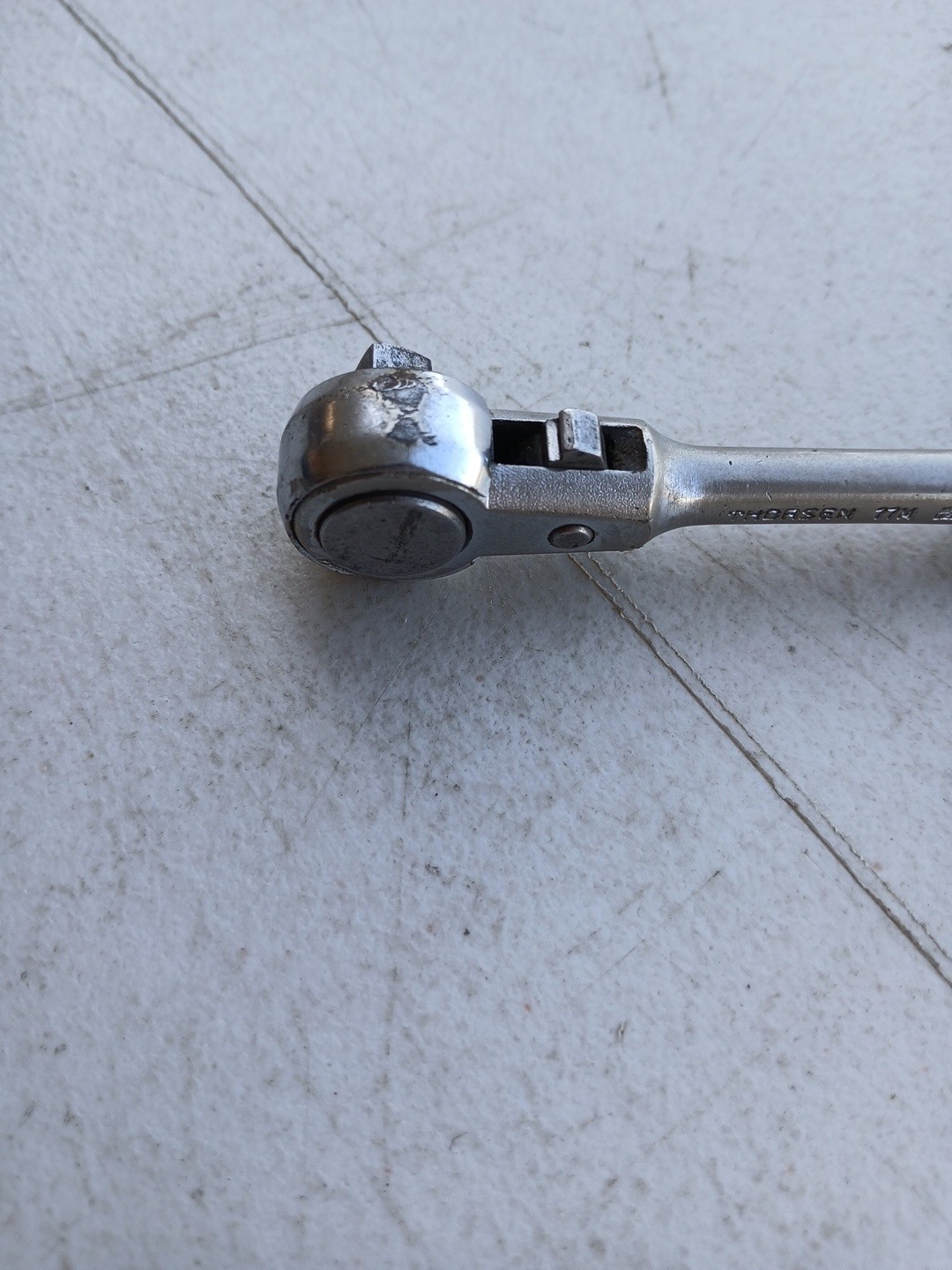 THORSEN Tools USA 77M 1/4″ Drive Chrome RATCHET Wrench Vintage