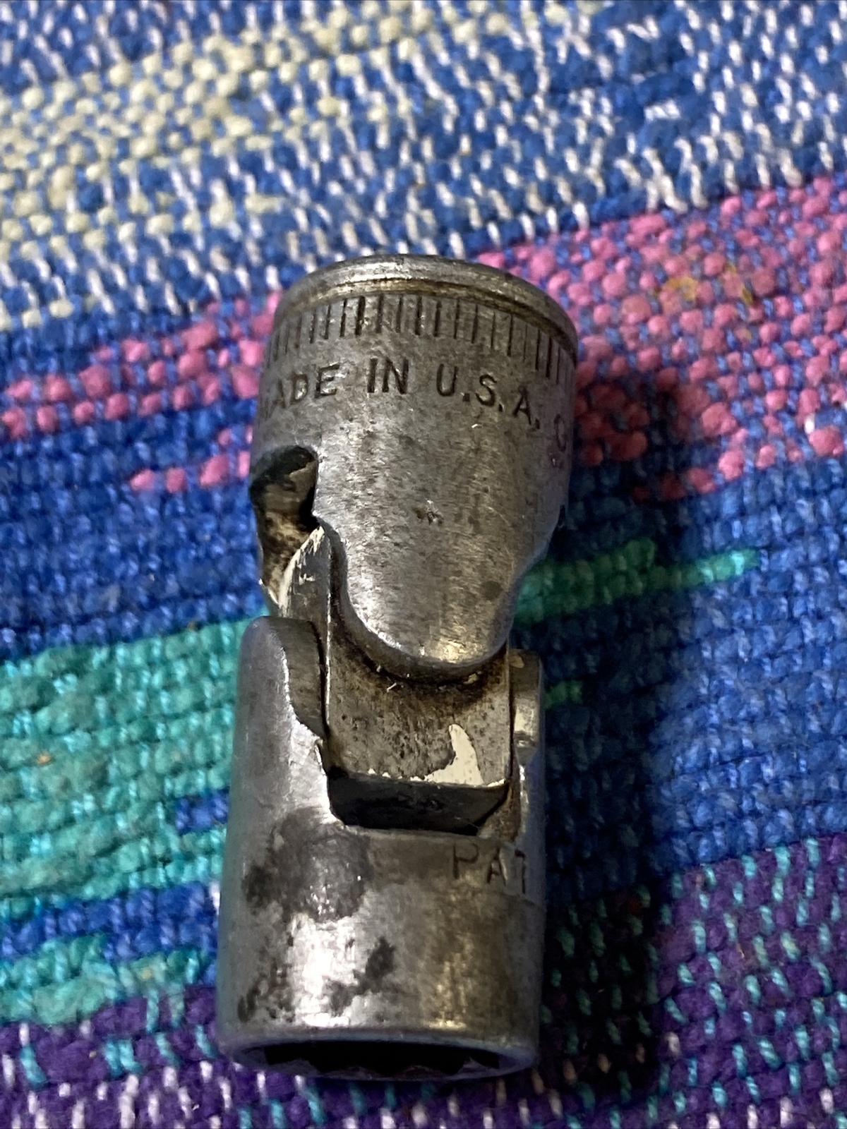 LOT Snap-On 3/8″ Drive 12 Point 7/16″Shallow Swivel Socket USA & 3/8 Craftsman