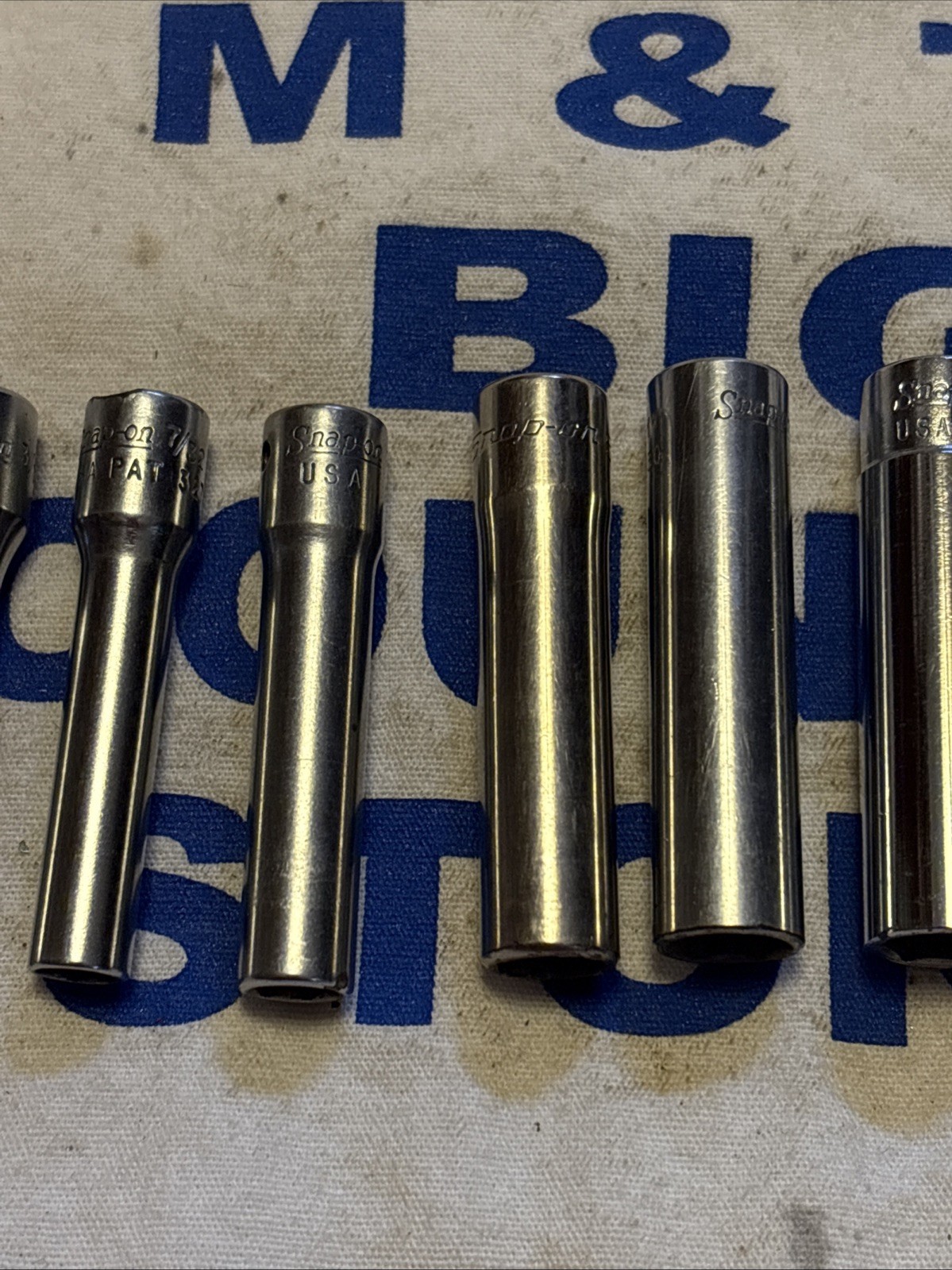 Snap-on Tools USA 1/4″ Drive 8pc SAE 6pt Deep Socket Set (3/16- 9/16) STM