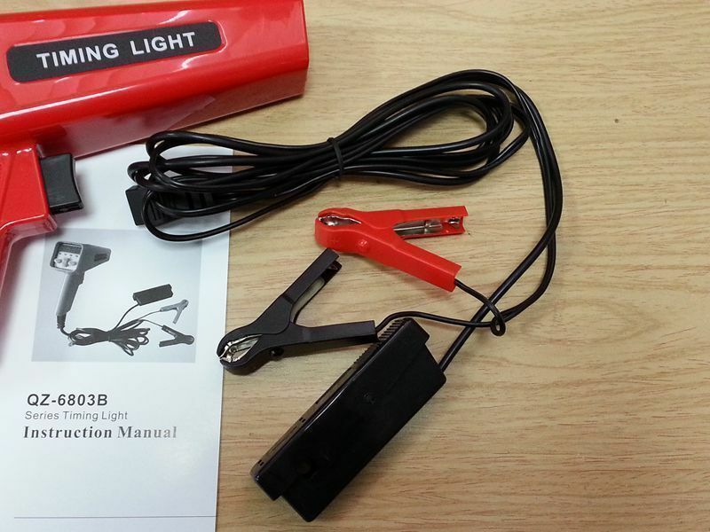 LED Xenon Bulb Timing Light with Advance Engine Motor Automotive Tune Up Tool US
