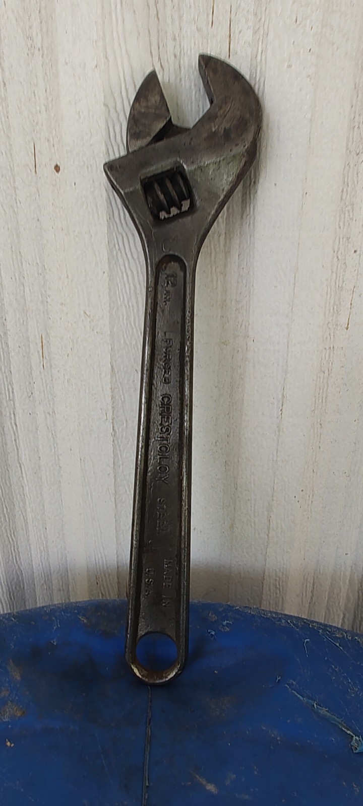 Crescent Brand 12” Adjustable Wrench Crestoloy Made in USA Jamestown NY
