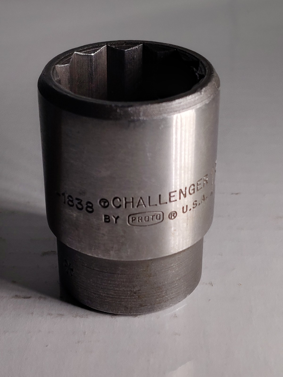Challenger By Proto 1838 1-3/16″ 12 Point Impact Socket 3/4″ Drive Made In USA