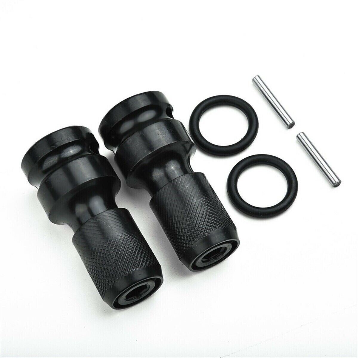 2Pcs 1/2″ Drive To 1/4″ Socket Adapter for IMPACT WRENCH Hex Drill Chuck Convert
