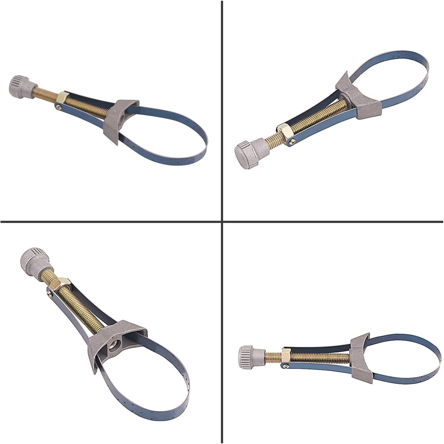 Truck Oil Filter Wrench Removal Tool Heavy Duty Adjustable Strap 9-15cm Diameter