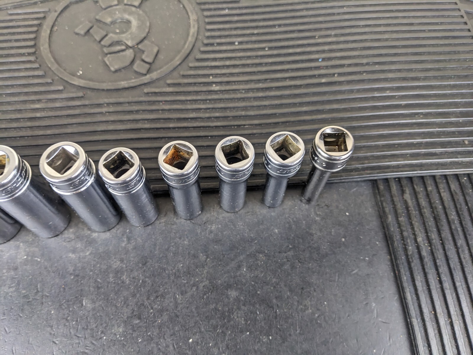 #bg228 Snap on Tools 211SFSY 3/8″ Drive Deep Chrome Socket Set Socket Set