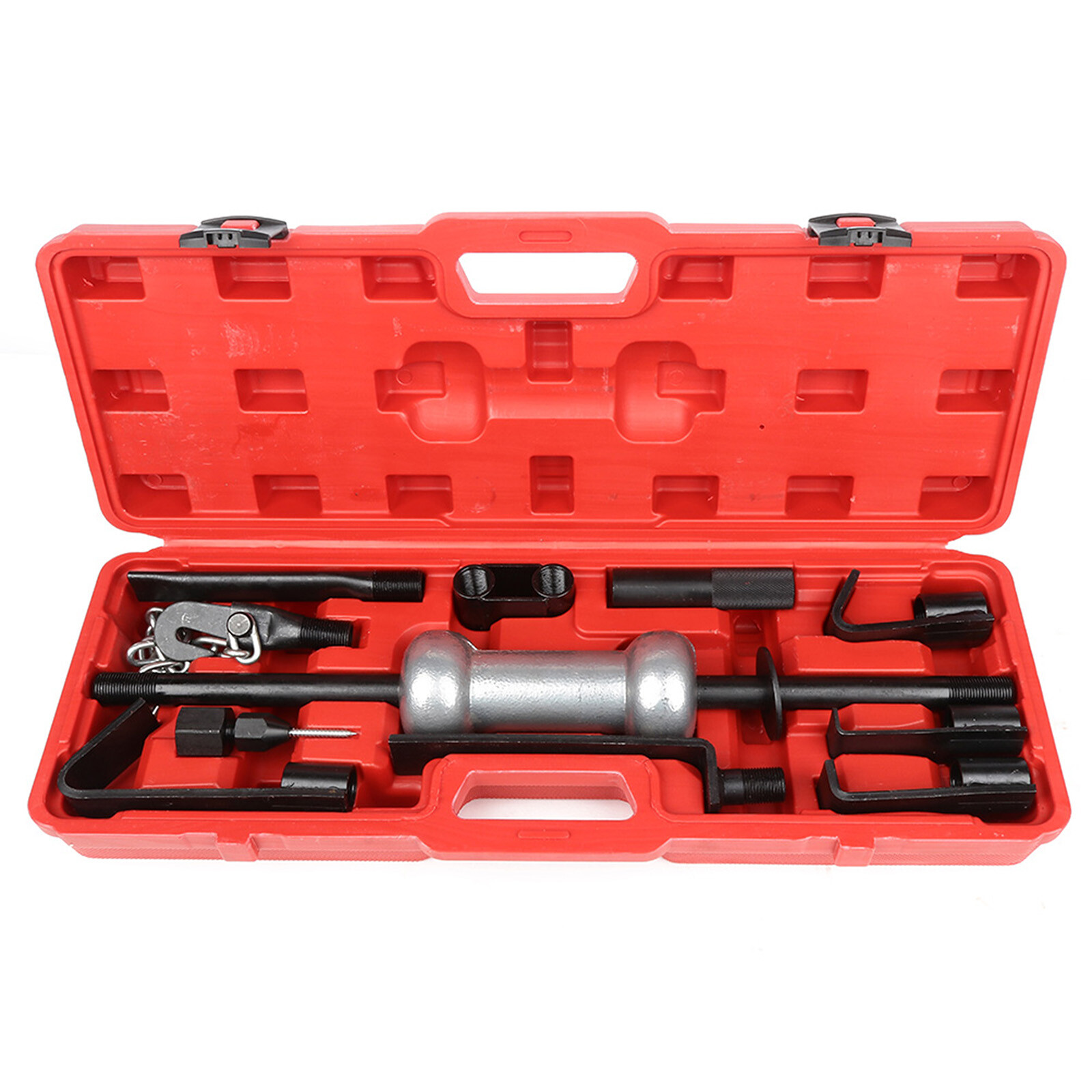 Auto Body Truck Repair Tool Kit Dent Puller w/ Hammer Slide 13PC Set