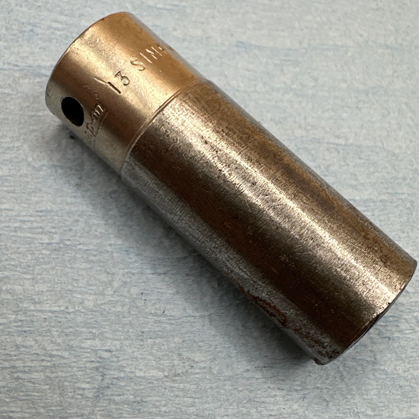 Vintage Snap On 13mm 6 Point Deep Impact Socket 3/8” Drive SIMFM13