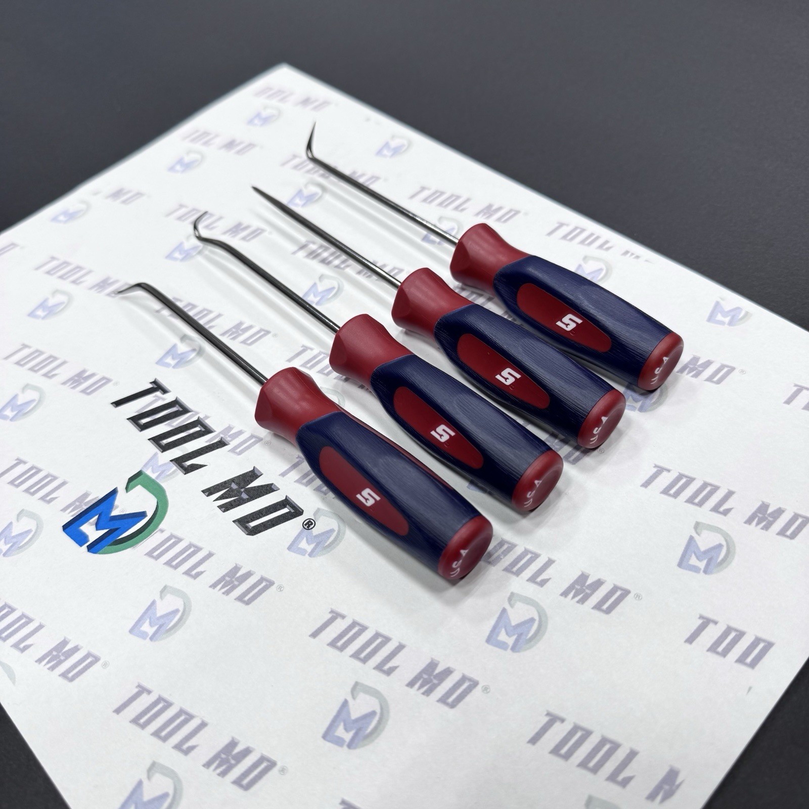 Snap-on Tools USA RARE 8pc RED WHITE BLUE Mini Screwdriver & Pick Set SHDX40RWB