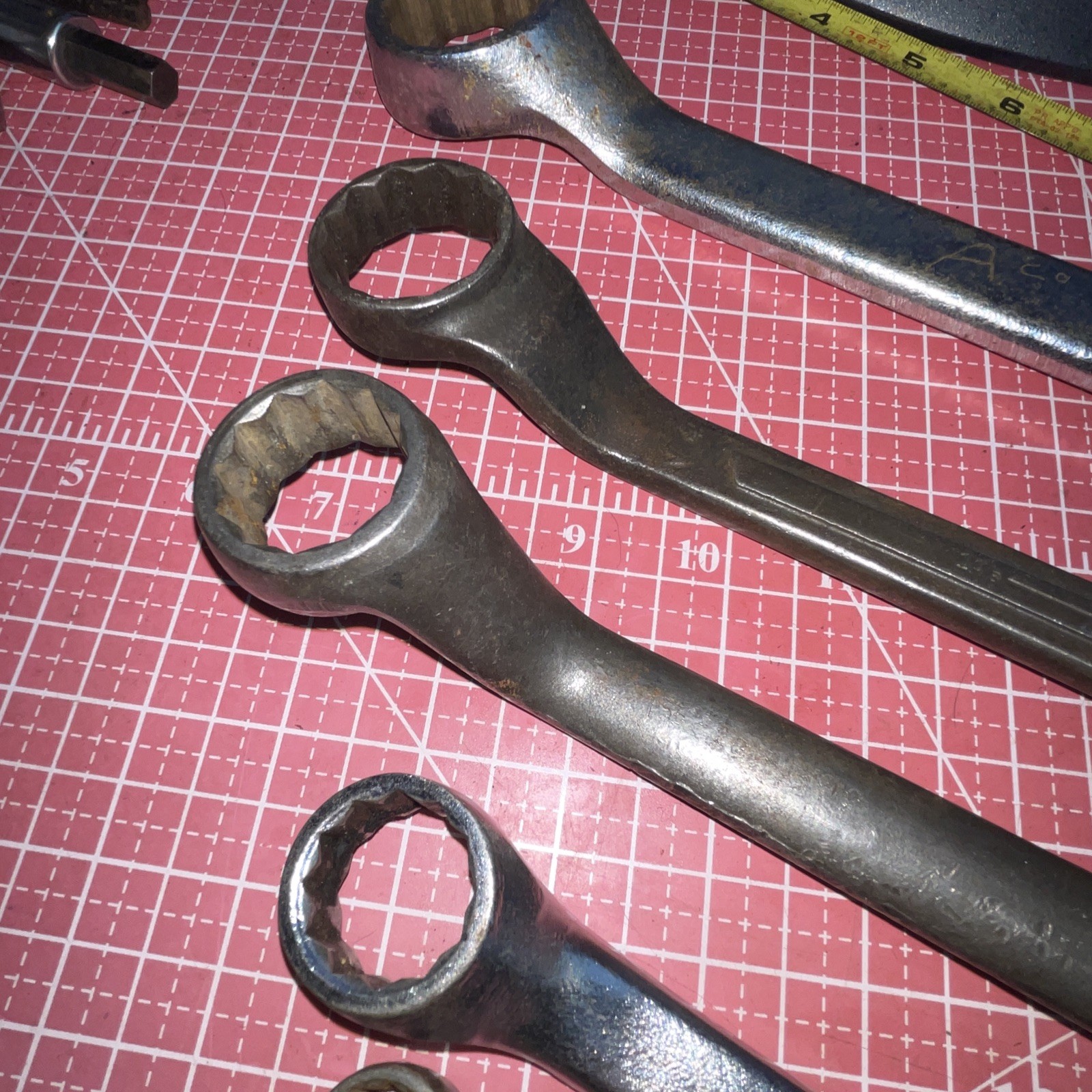 USA Made 5 Piece SAE 12 Point Offset Box End Wrench Set 1-5/16 – 11/16 In Jumbo