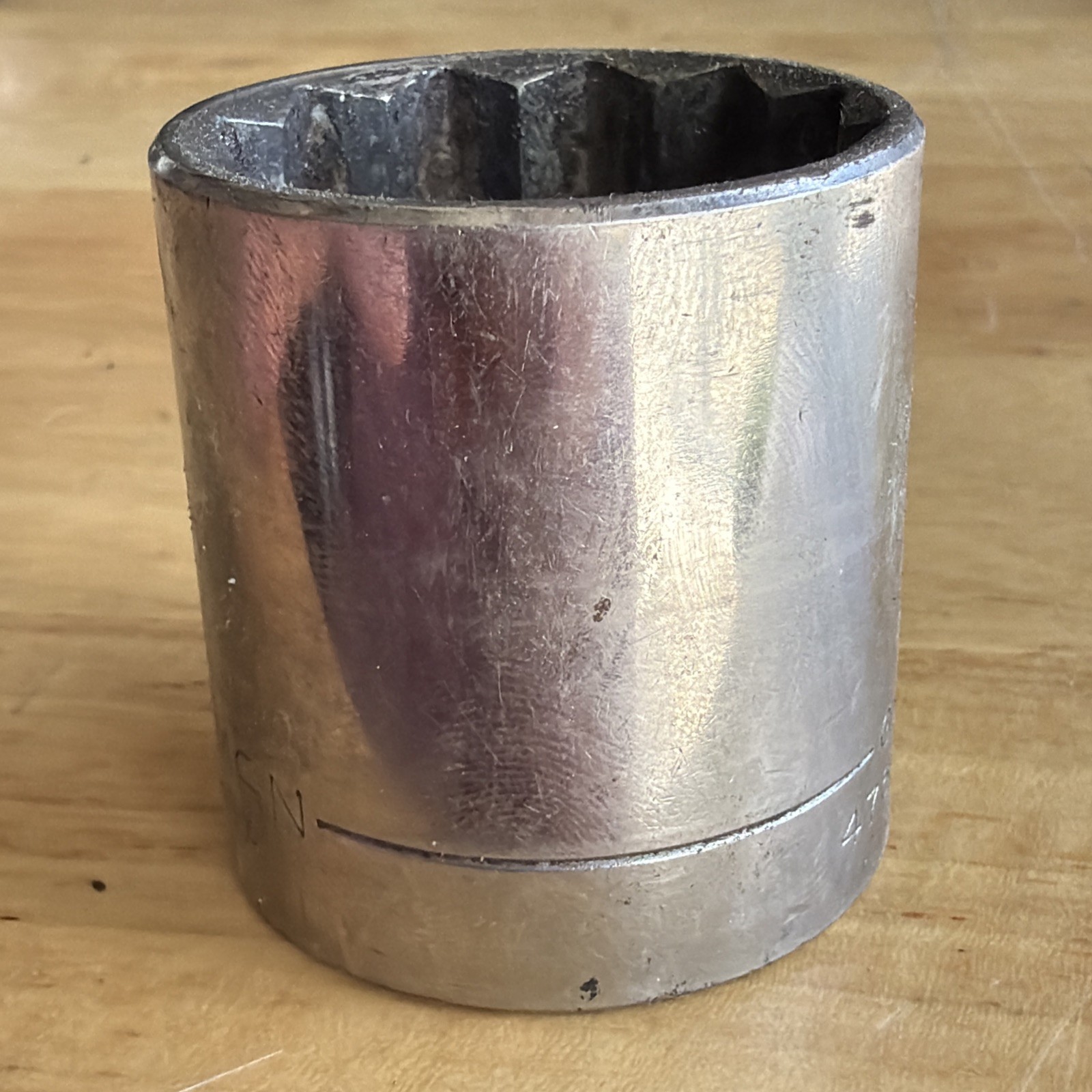 Craftsman 1-1/4″ Shallow Socket 1/2″ Drive 12 Point G Series 47517 USA READ!