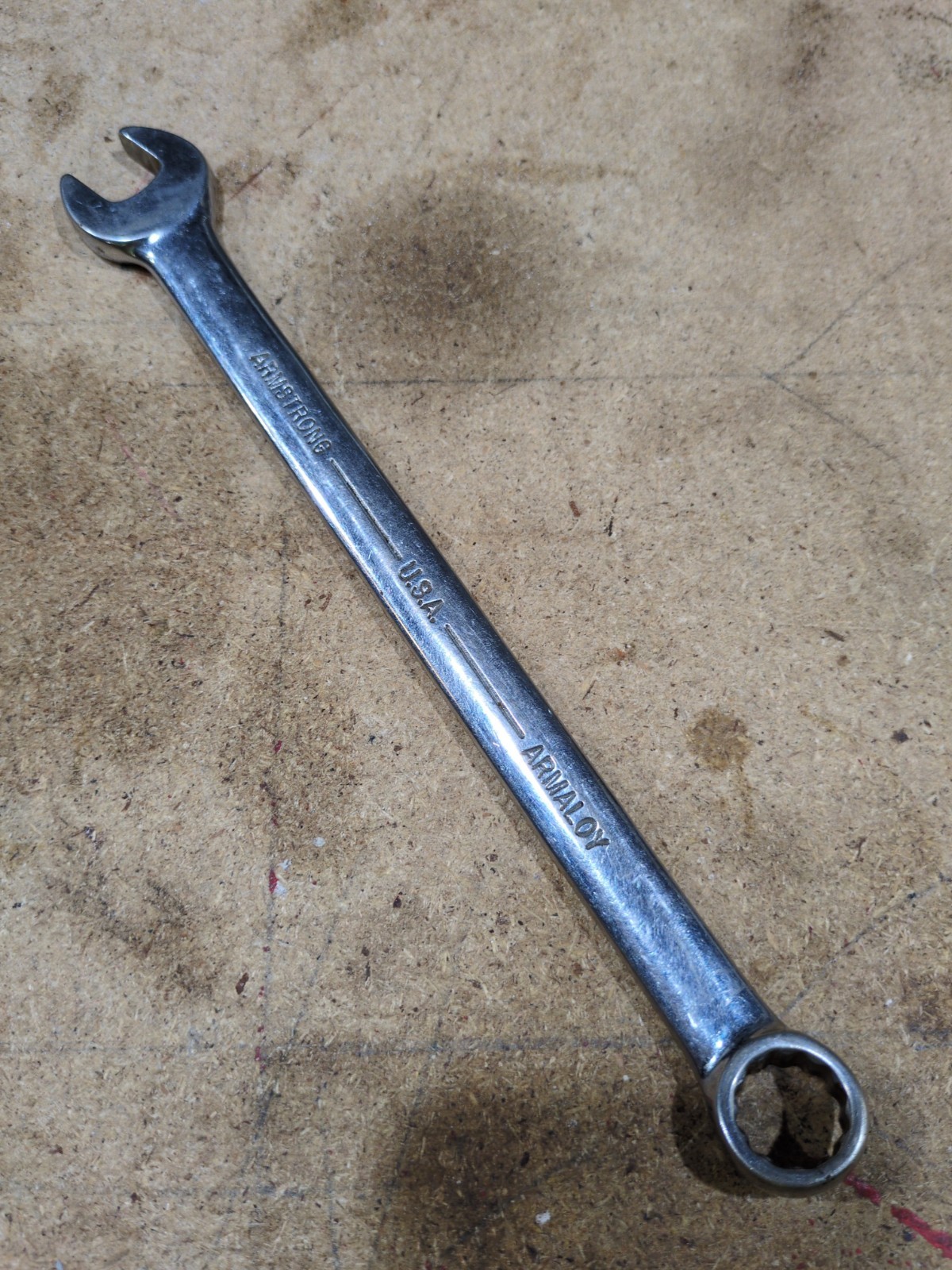 Armstrong 25-218 9/16-in Long SAE Combination Wrench Tool 12 Point Made in USA