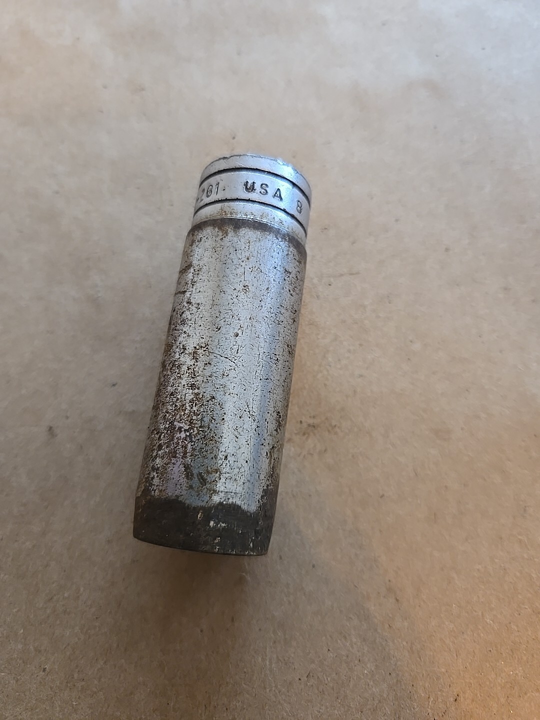 Snap On 1/2″ Drive 13/16″ 12PT Deep Socket Worn Modified S-261