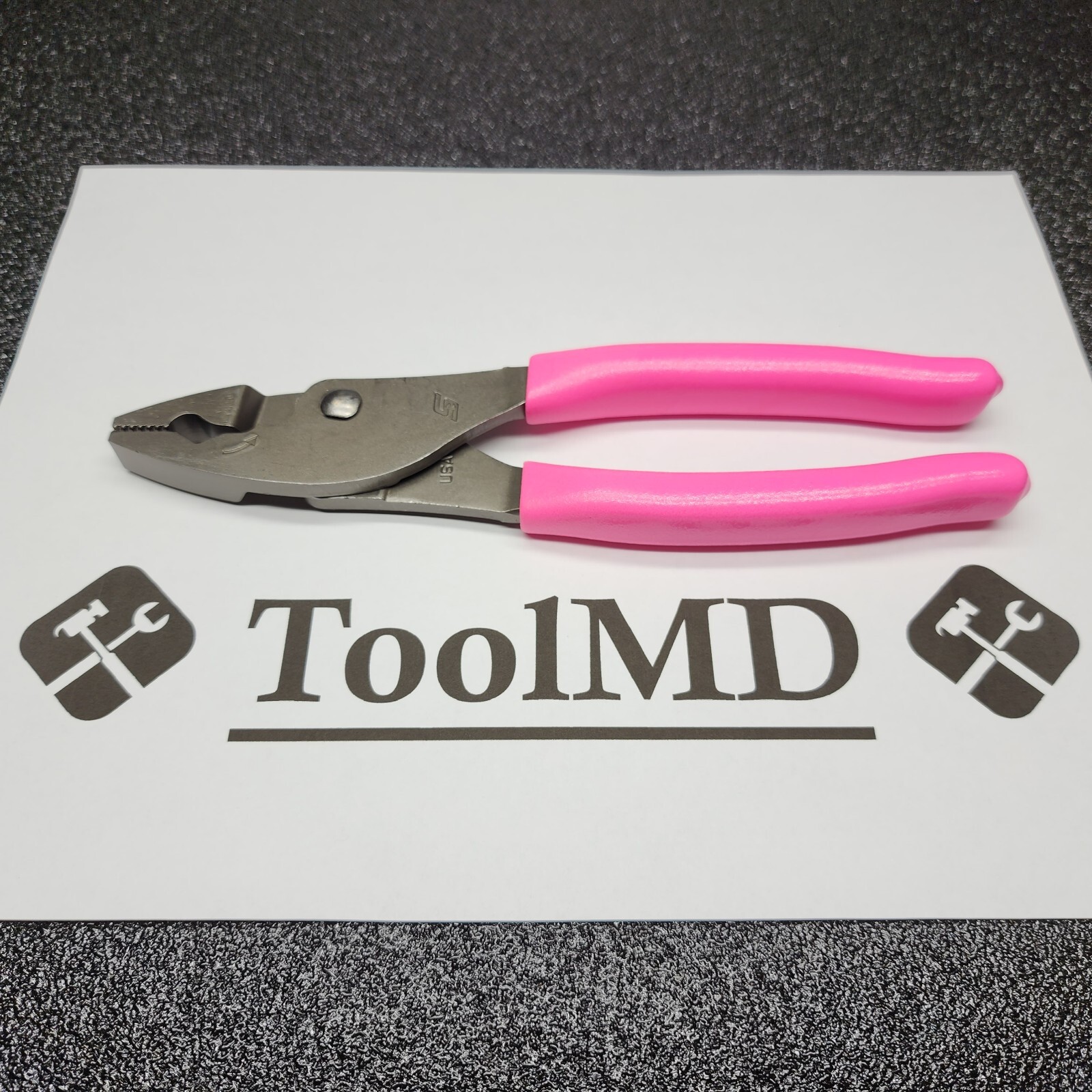 Snap-on Tools USA NEW PINK 8″ Talon Soft Grip FlankJaw Slip-Joint Pliers HJ47ACF