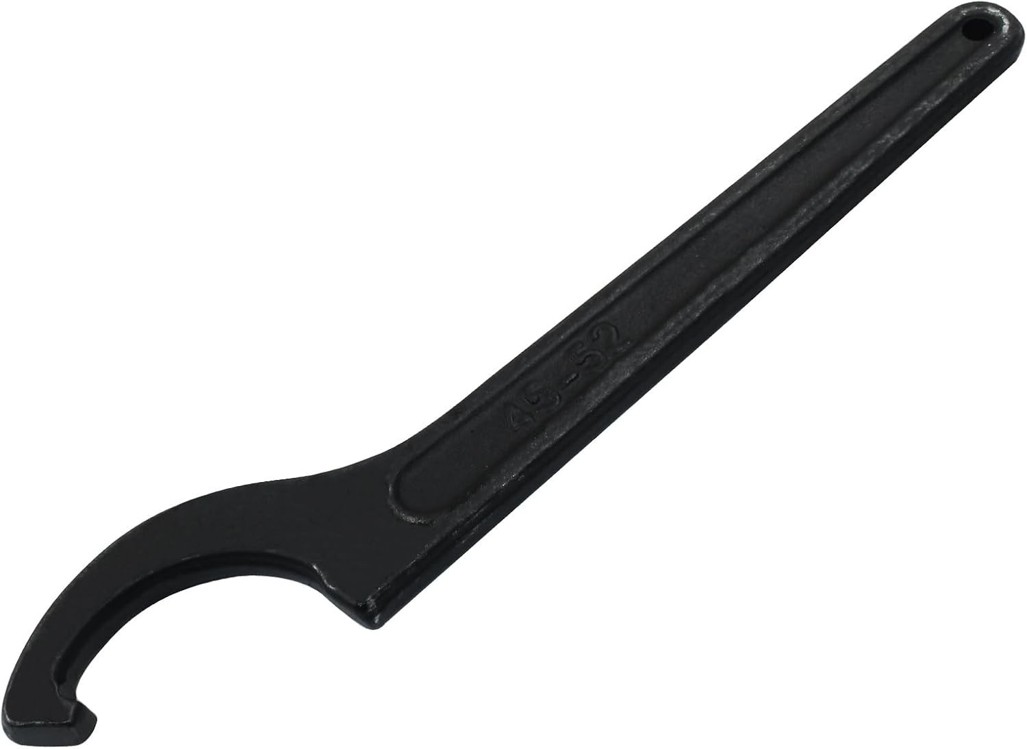 45-52mm C-Hook Spanner Wrench in Black Carbon Steel – Ergonomic Design