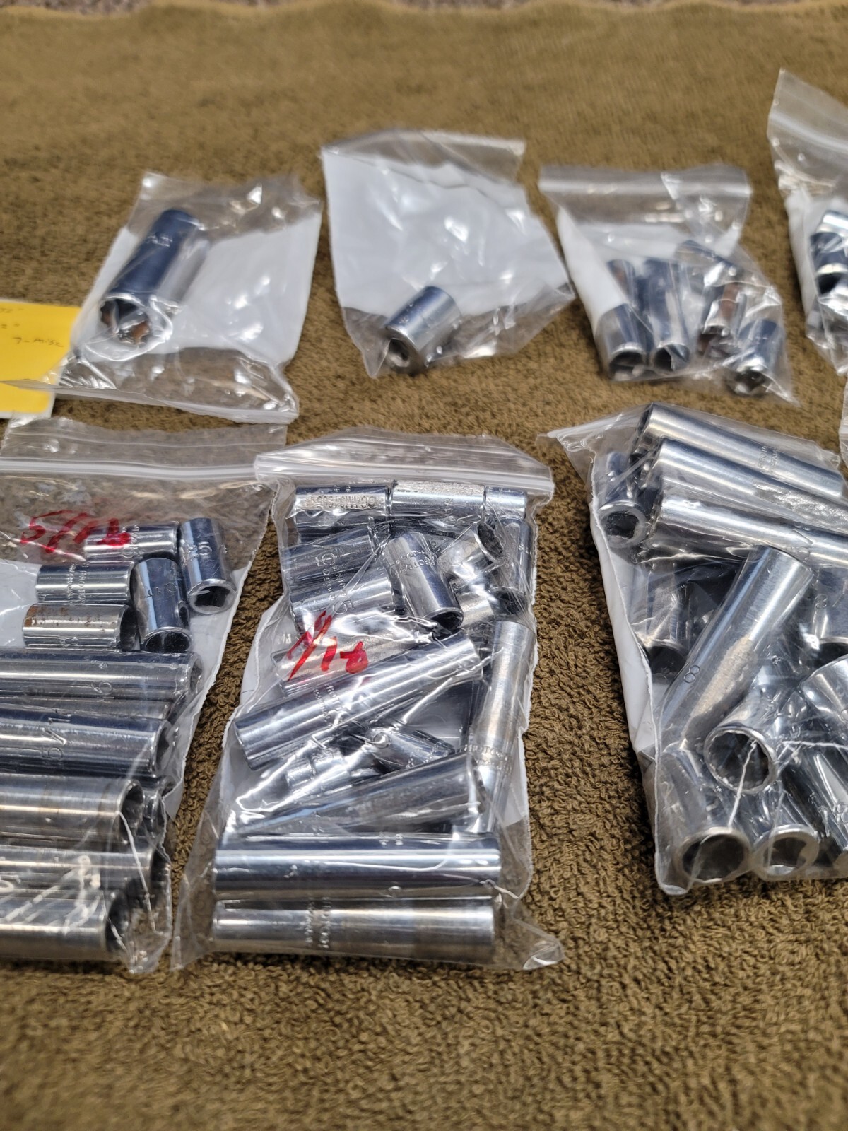 122 Proto 1/4″ Drive Sae Sockets 9/16 7/16 3/8 5/16 11/32 9/32 1/4 7/32 3/16 Lot