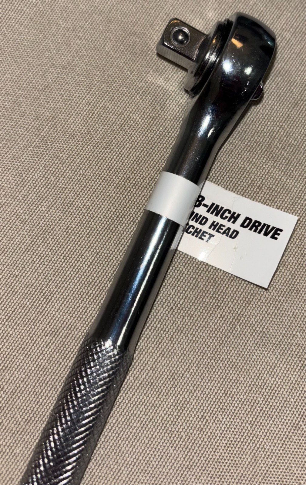 New 3/8″ in Steel Drive Round Head Ratchet Heavy Duty