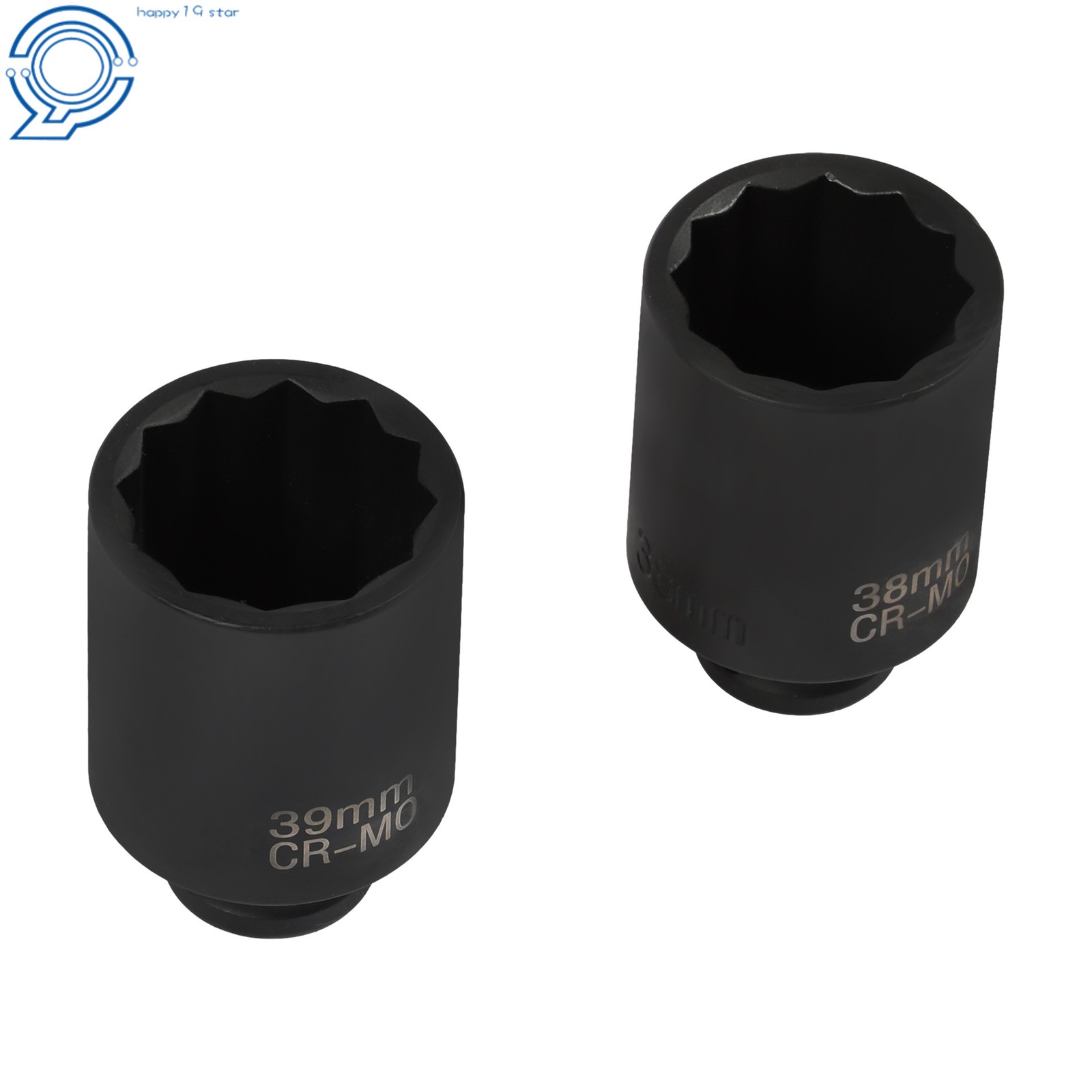 8PCS 1/2″ Impact Socket Set 12Point 1″ to 1-1/2″Drive Deep Spindle Axle Nut