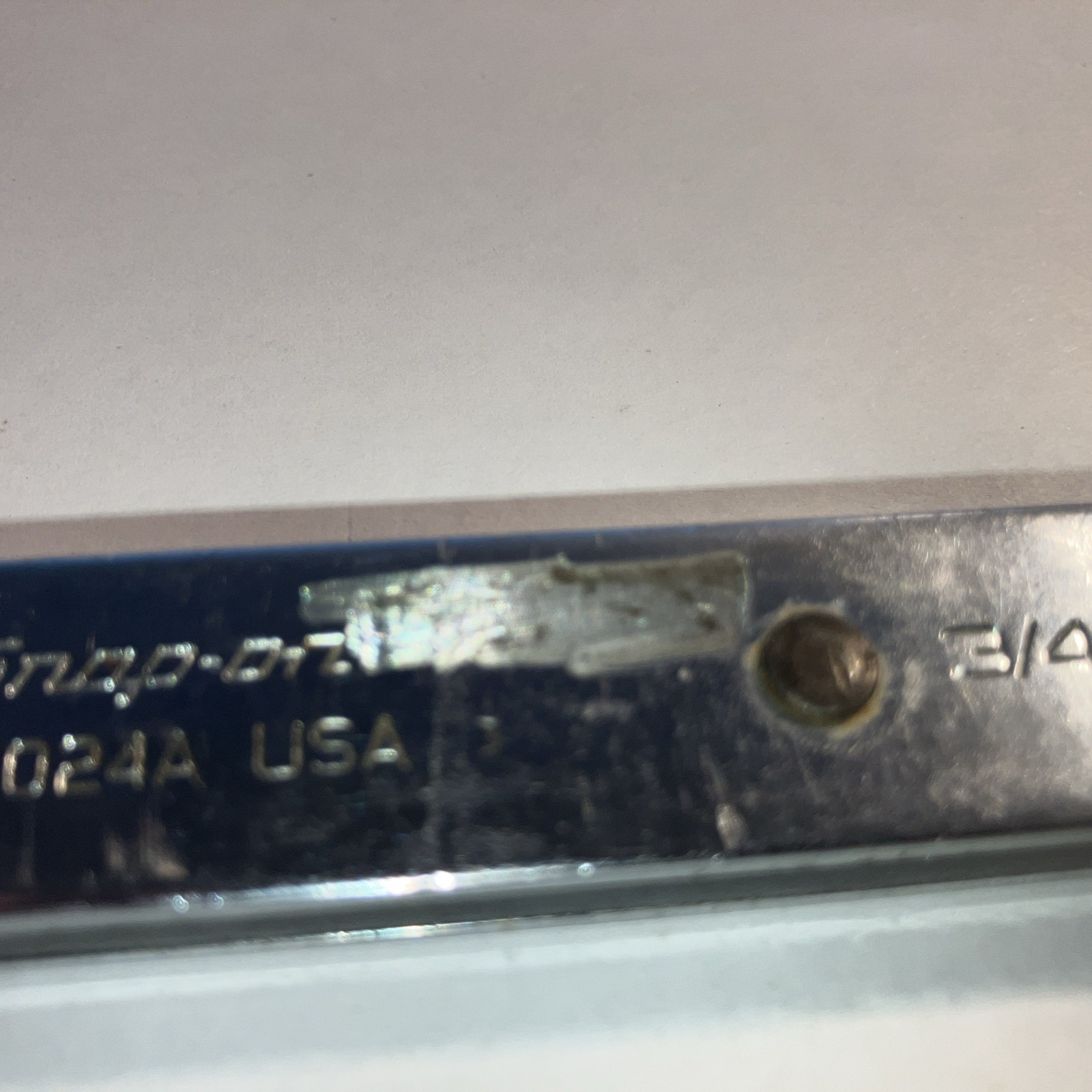 Snap-o Tools R2024A 5/8″ X 3/4″ Flat 12 Pointt Ratcheting Box End Wrench USA