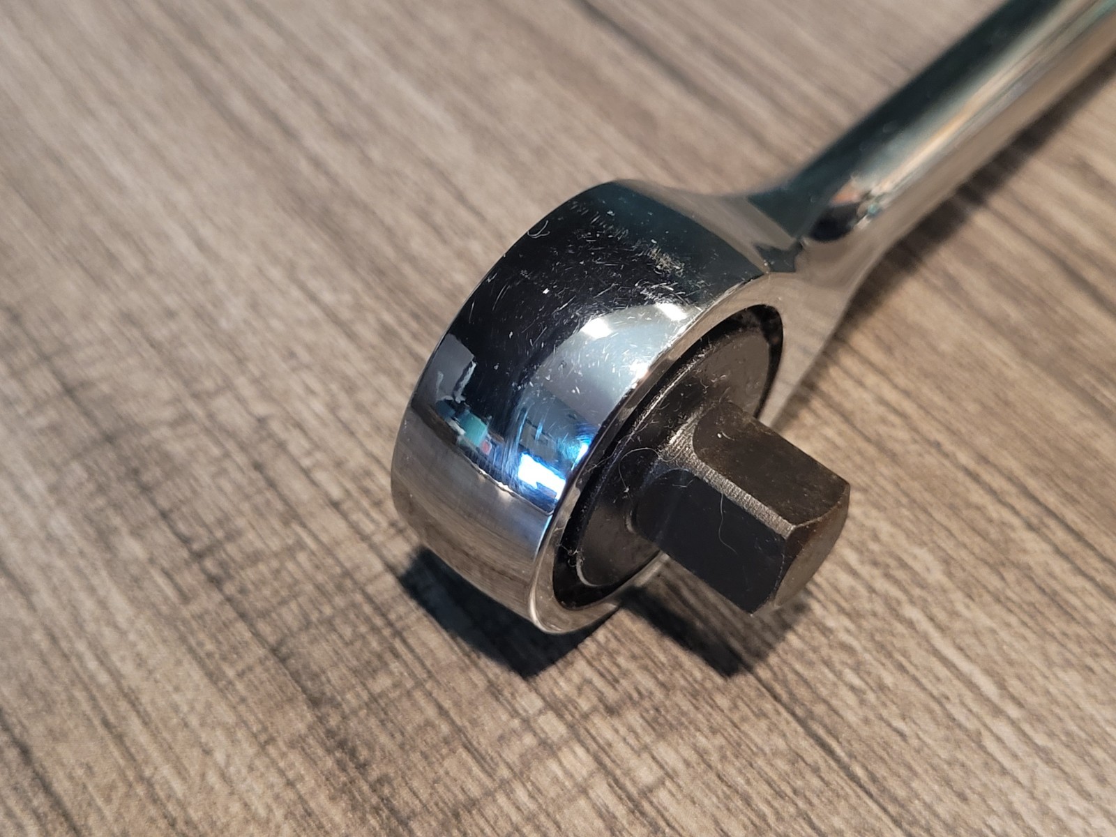 Snap-On FN100 3/8″ Drive Ratchet 7.25″ Round Head 100 Tooth USA