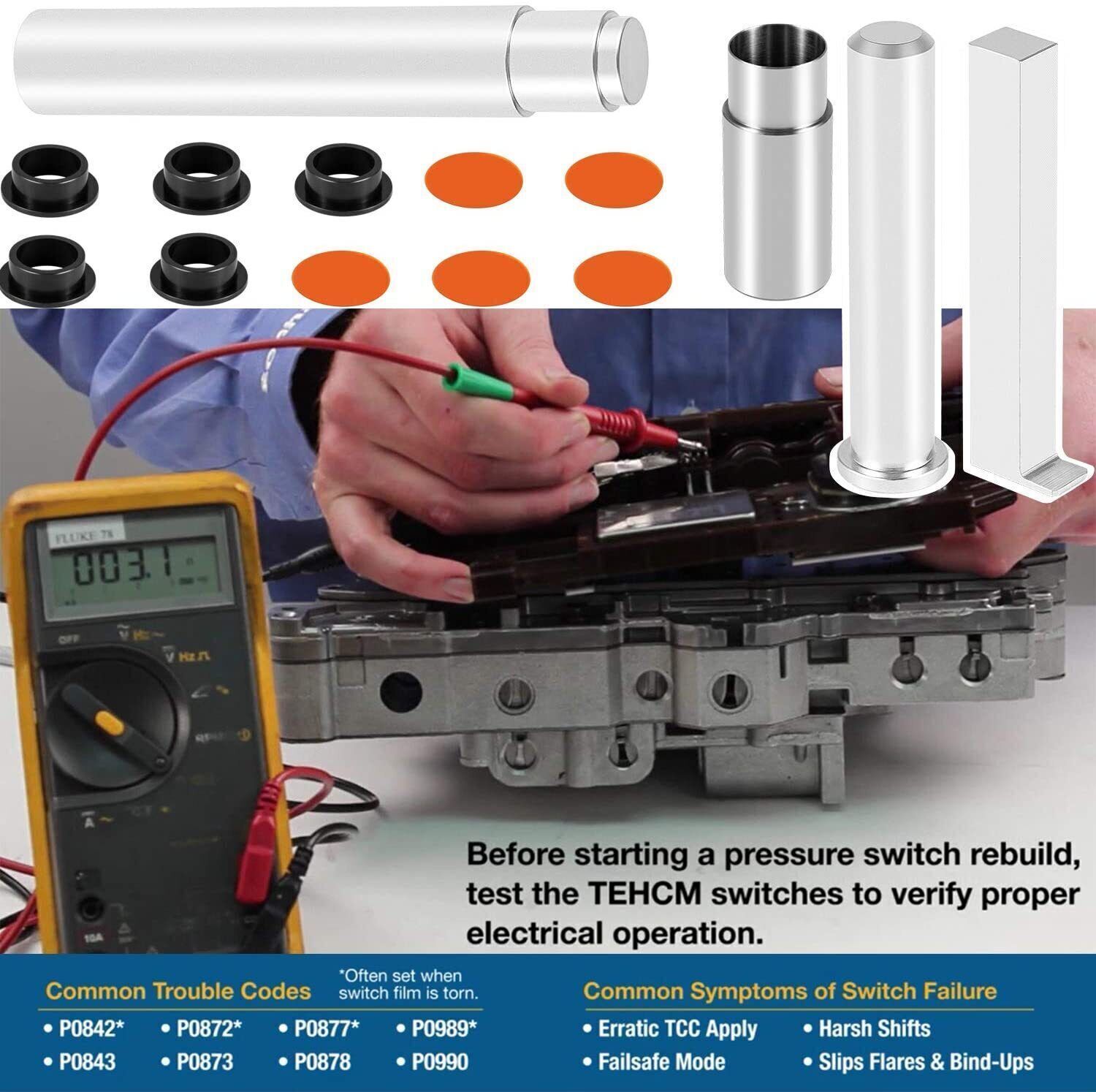 Pressure Switch Installation Tool Kit for GM Transmissions 6T70 6T75 6L80 6T70