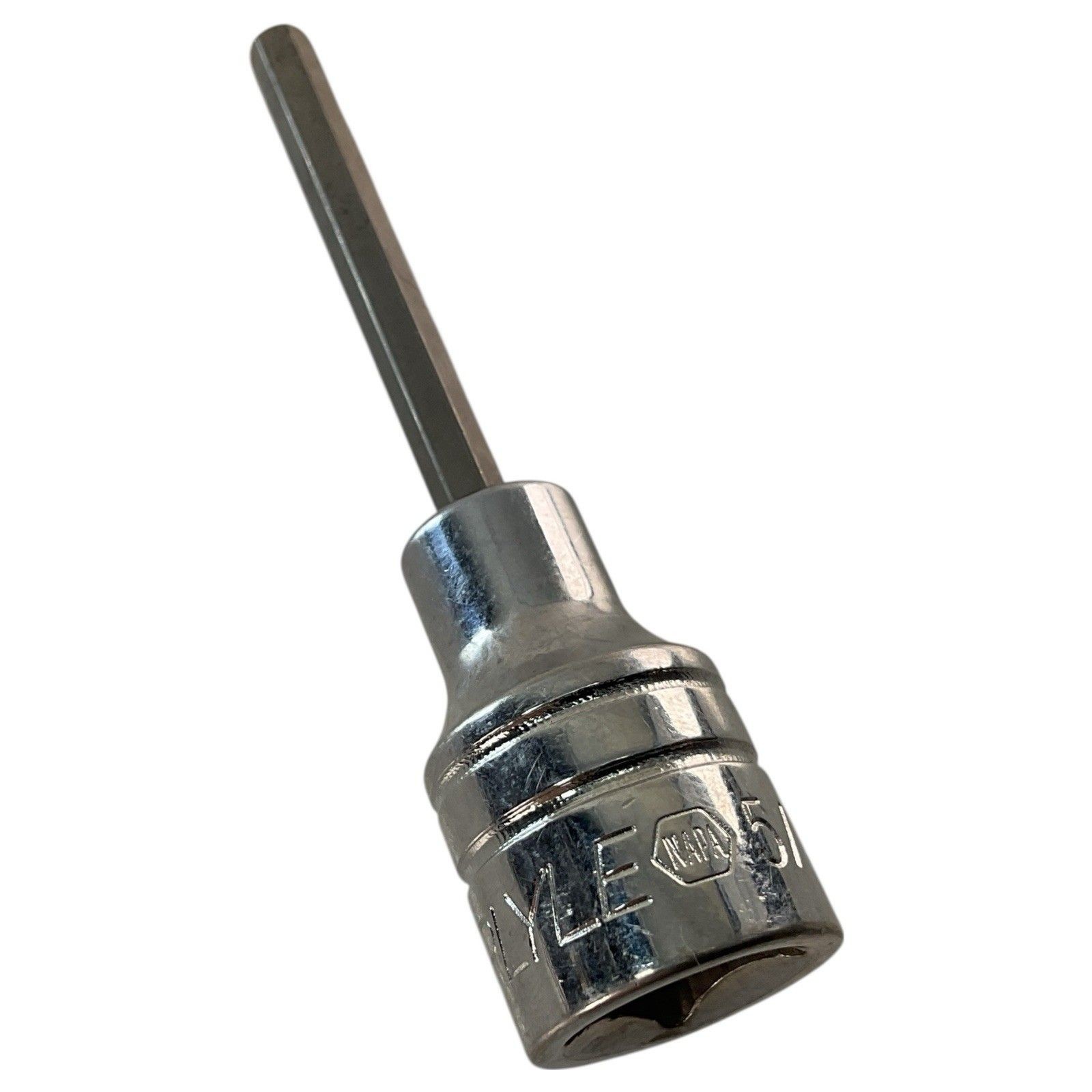 Carlyle Hex Bit Socket SH3805 5/32″ SAE 3/8″ Drive Chrome Mechanic Tool