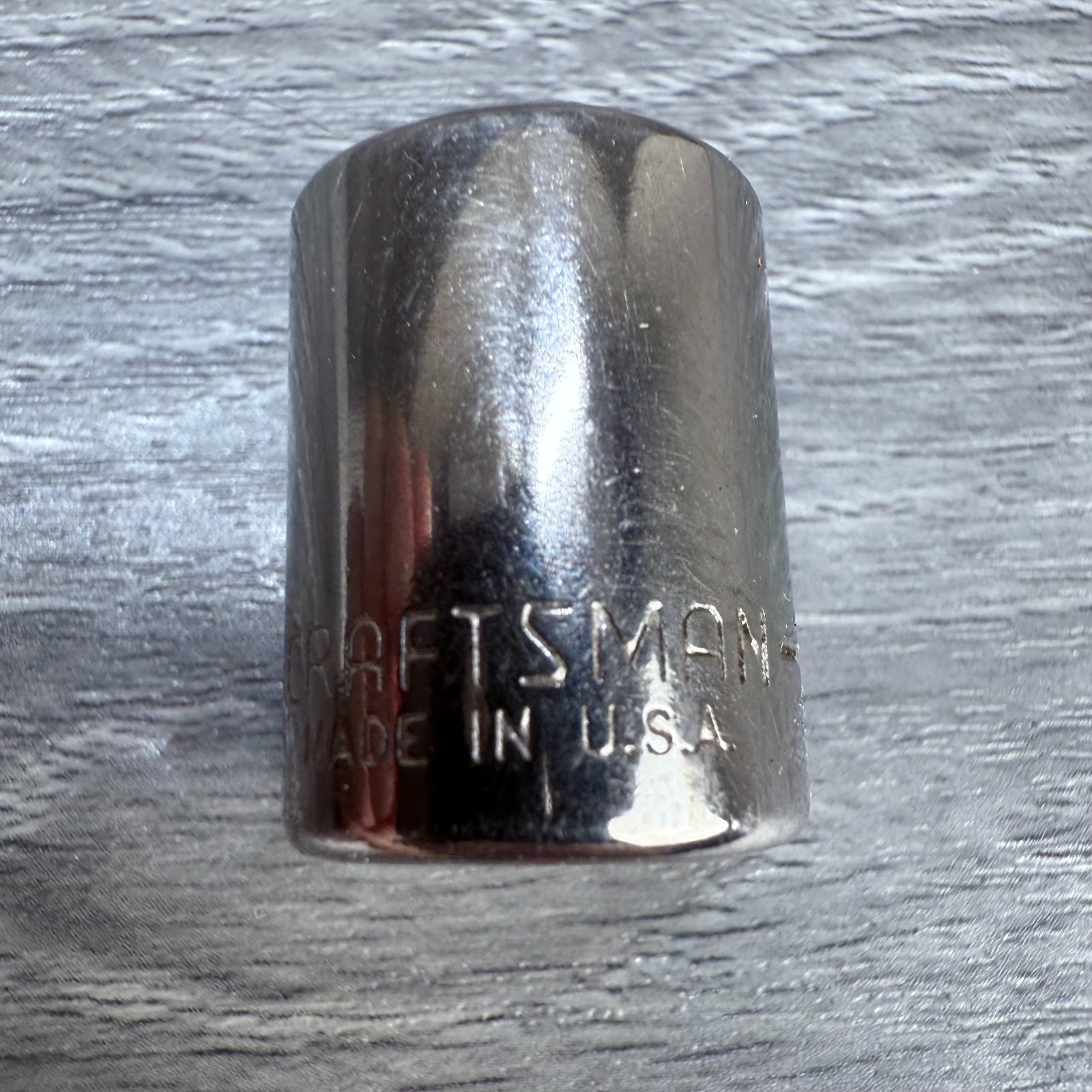 Vtg Craftsman 1/2 Standard Socket SAE 6 Point 1/4″ Drive #43499 G USA