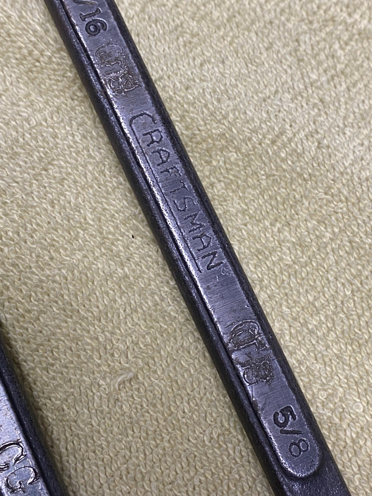 LOT OF 2 Craftsman Underline 5/8″ 11/16″ Offset Box Wrench 3/4 5/8 WRENCH