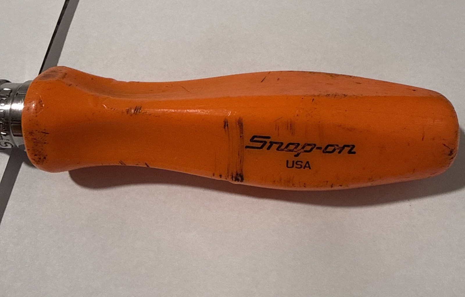 Snap-on Tools USA SH9360 1/2″ Drive Ratchet 11-1/2″ ORANGE Hard Handle Grip