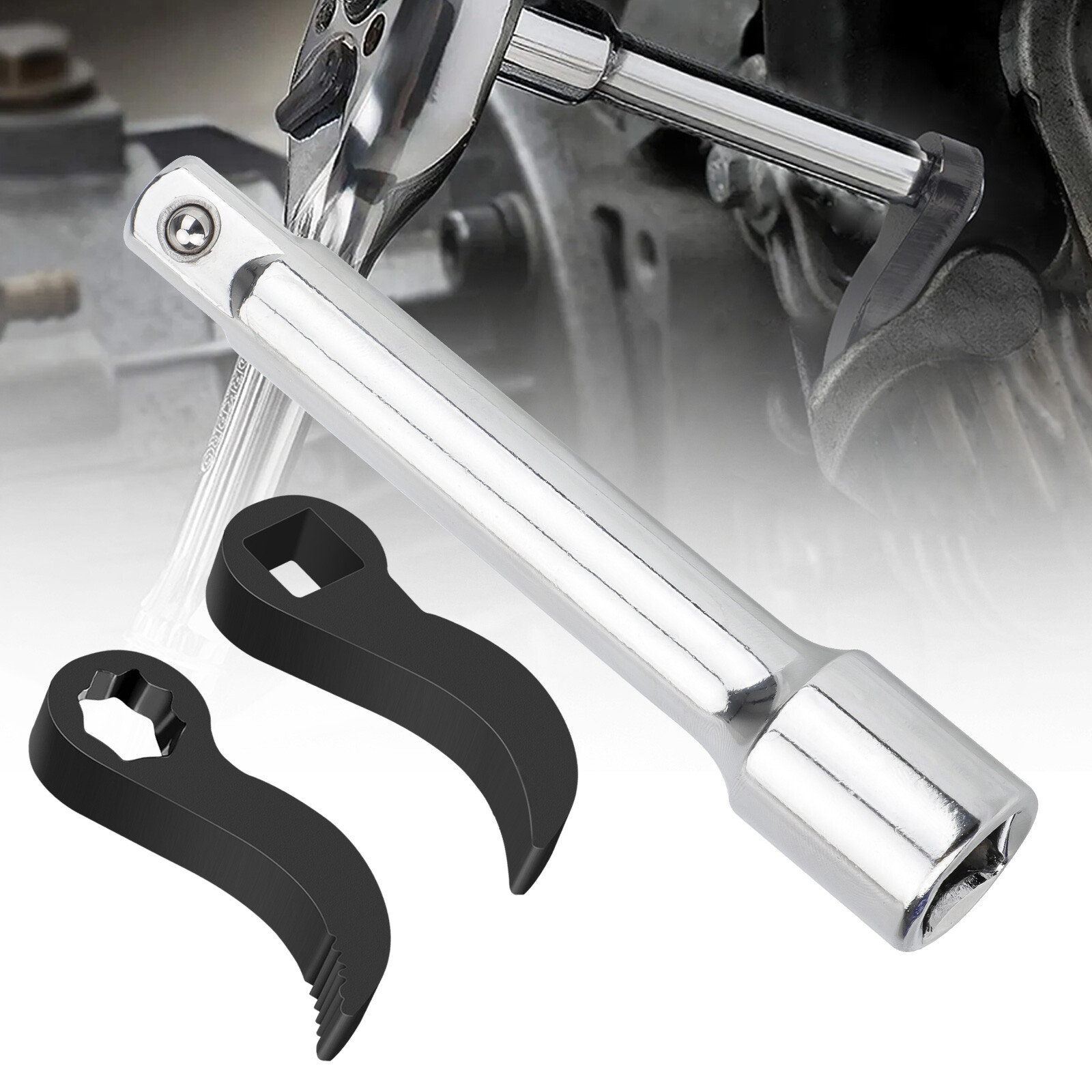 Pry Bar Wrench Adapter Head Extension Bar Car Half Shaft Removal Repair 1/2″