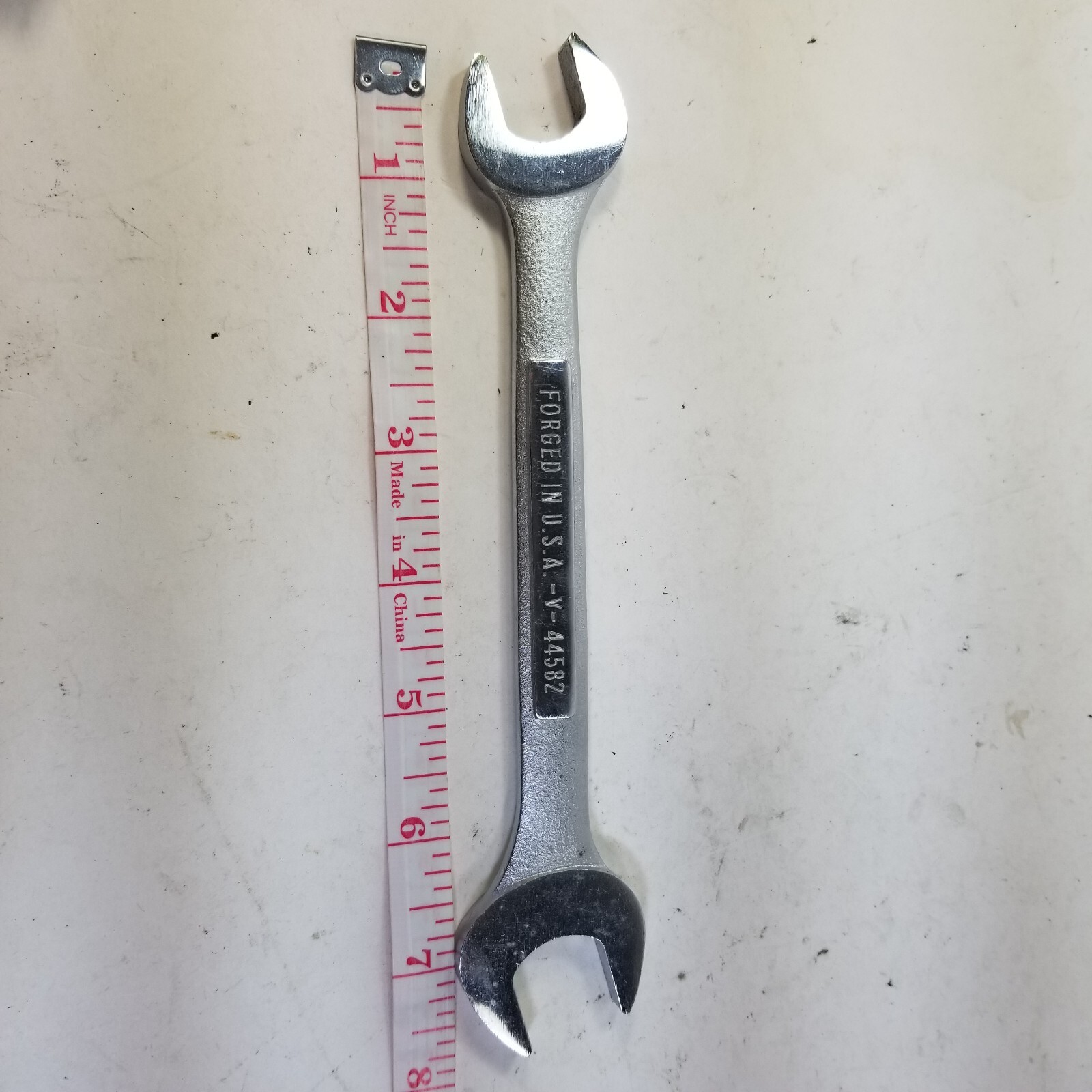 Vintage USA Craftsman 5/8″ X 3/4″ Double Open End Wrench -V- Series 44582 SAE
