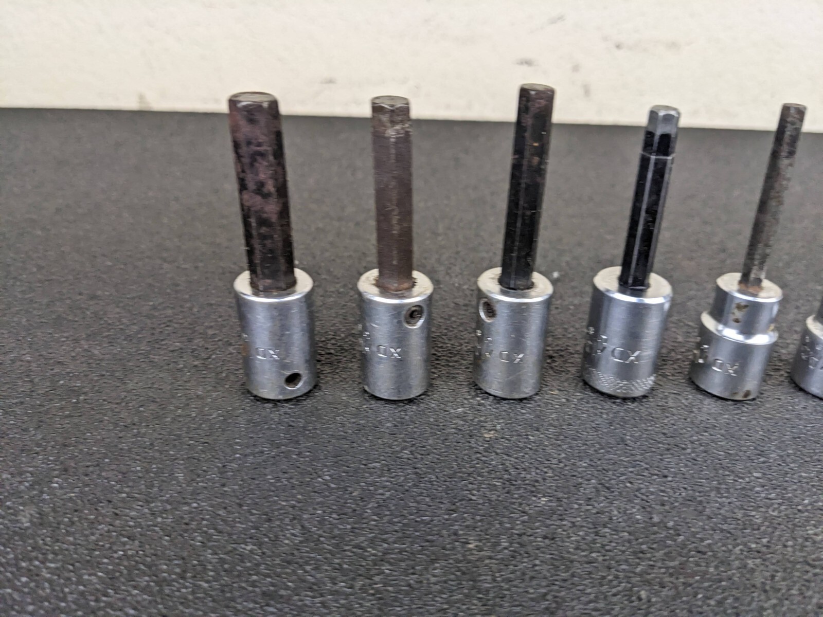 #bj277 Mac Tools 6pc Hex Allen Socket Bit Set METRIC 4mm to 9mm