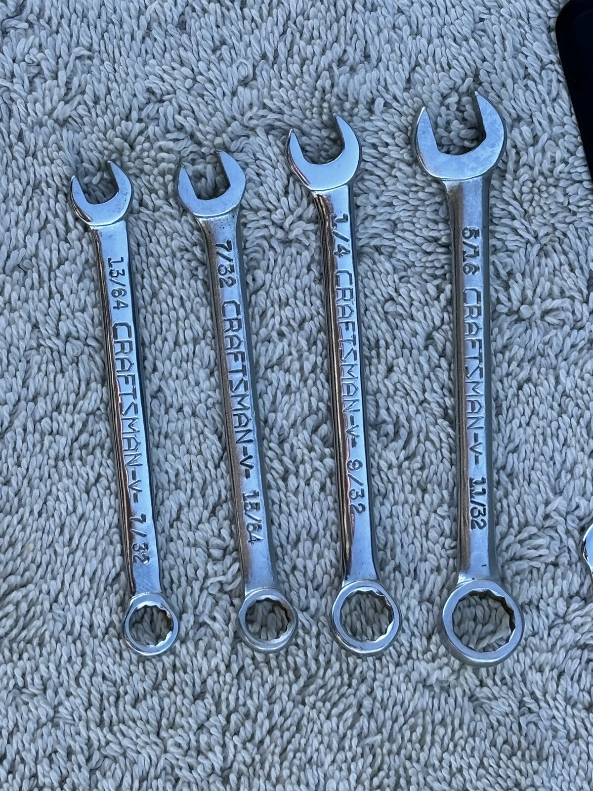 Vintage Craftsman Open End Ignition Wrench Set 9-4306 & 43441 Combination 20 Pcs