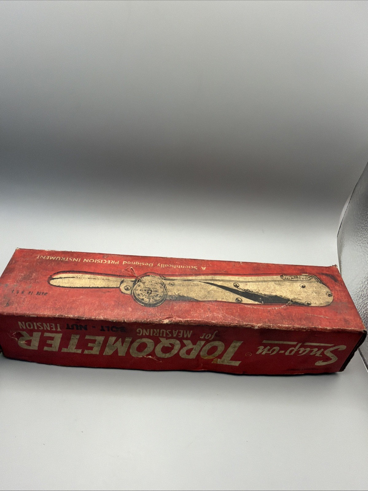 VINTAGE SNAP-ON TQ12B 3/8″ Drive Torqometer 150 Inch-Pounds Torque Wrench