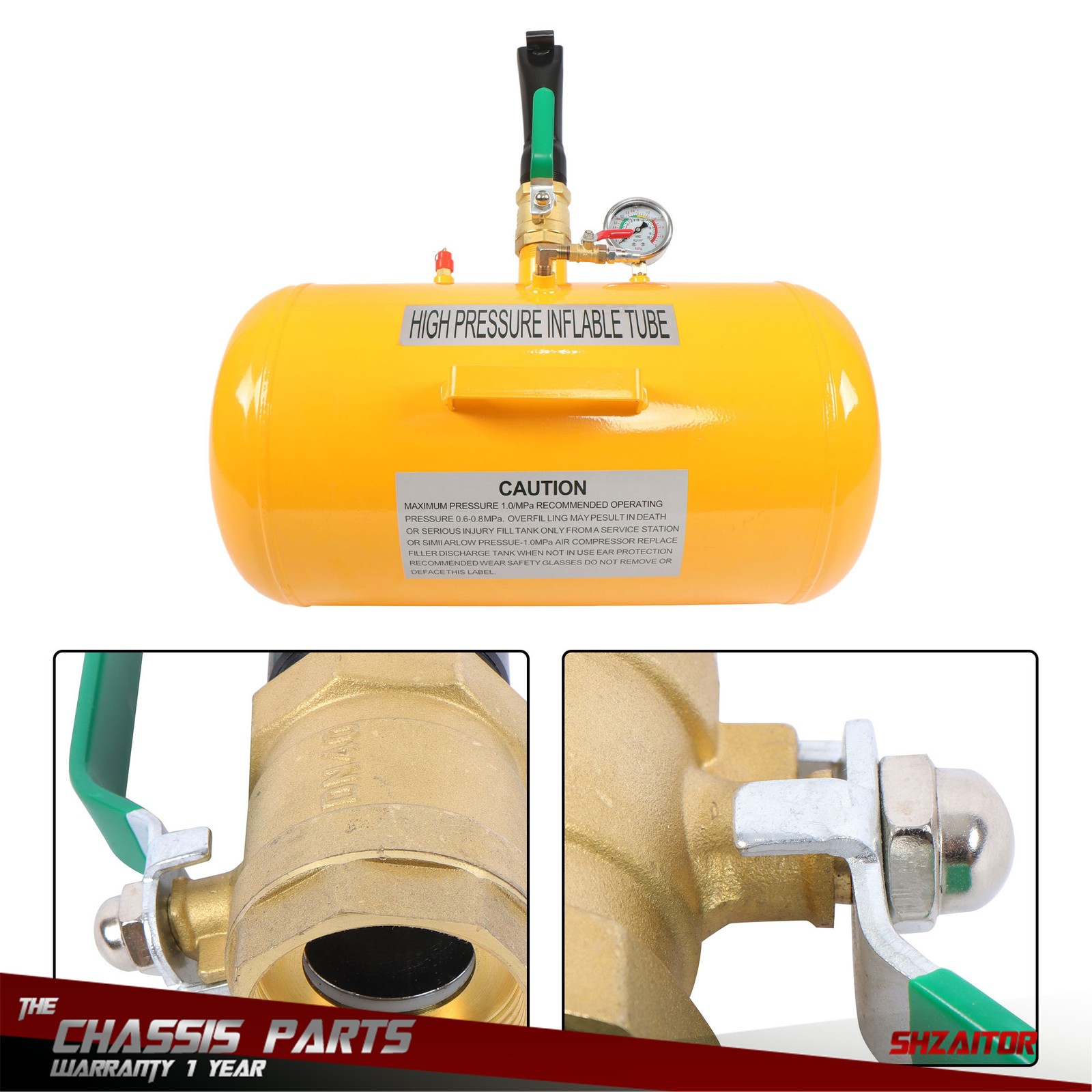 Air Tire Bead Seater (10 Gallon) Blaster Tool Seating Inflator Truck ATV 145PSI