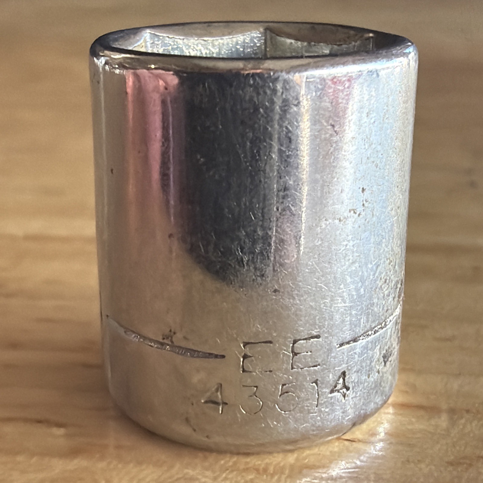 Craftsman 13mm Shallow Socket 1/4″ Drive 6 Point EE Series 43514 USA