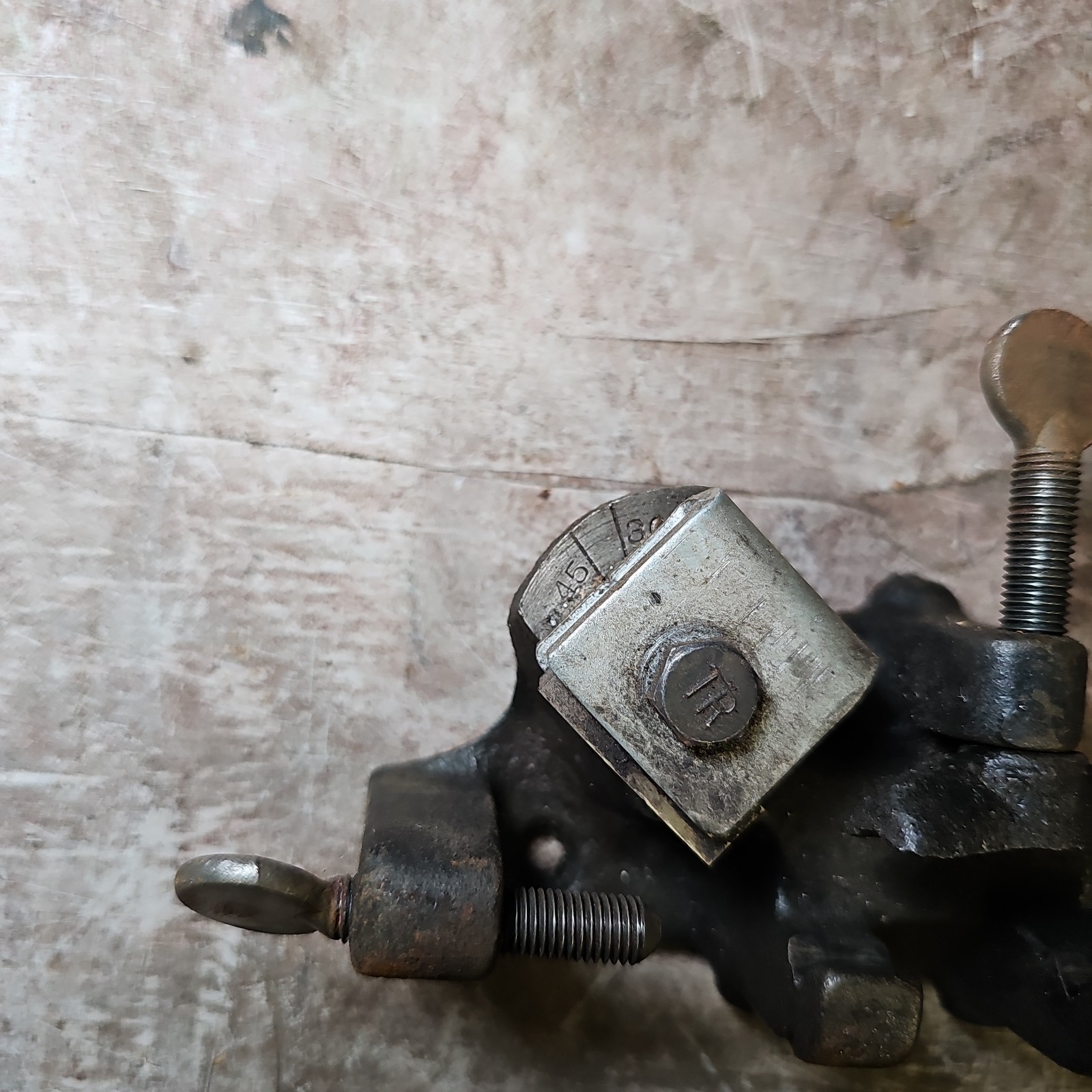 Vintage 3V-1A Valve Reamer Cutter Tool Machinist Vise