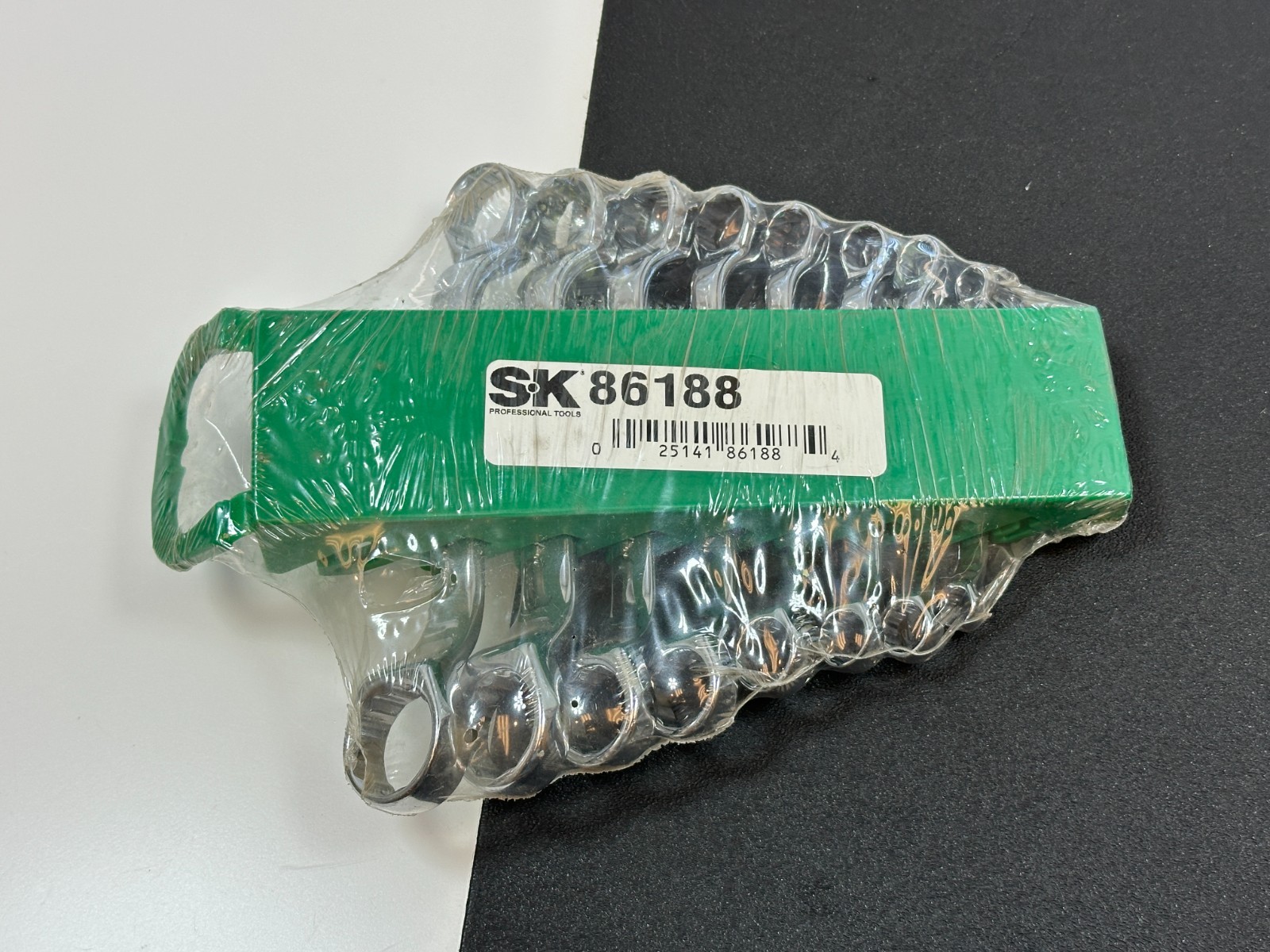 SK Tools USA 86188 8pc 12 Point Short Metric 6mm-20mm Offset Box End Wrench Set