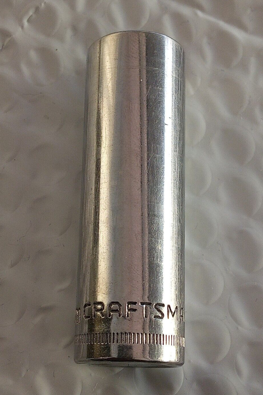 CRAFTSMAN TOOLS S-AF44432, 3/8″ DRIVE, 15MM. SOCKET, 2.5″ DEEP/HIGH, 6 POINT.