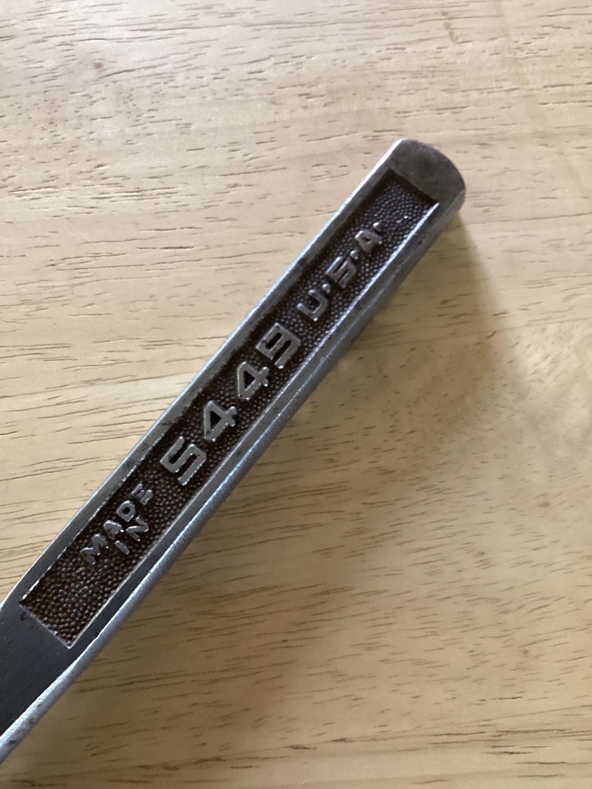 Plomb 10.25″ Ratchet 1/2″ Drive Pebble Handle 5449 Plvmb Plumb Vtg USA