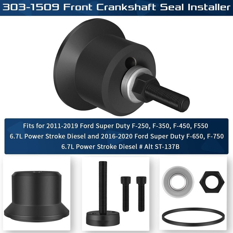 6.7L Front Crankshaft Seal Installer Tool for Ford F250 303-1509/303-1509-01