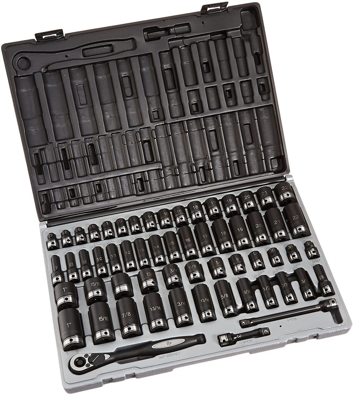 Grey Pneumatic 81259CRD 3/8″ Dr. Duo-Socket 59 Piece Set