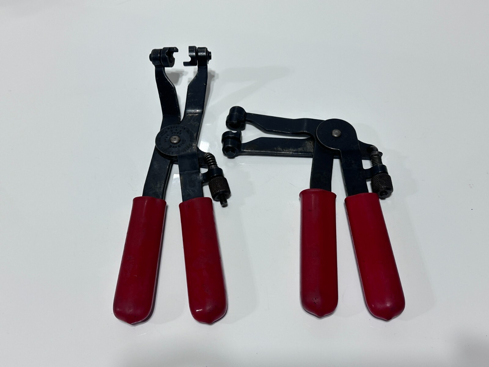 MAC Tools USA 2pc Hose Clamp Pliers Set, HCP9564 45° Angled, HCP9562 Curved Nose