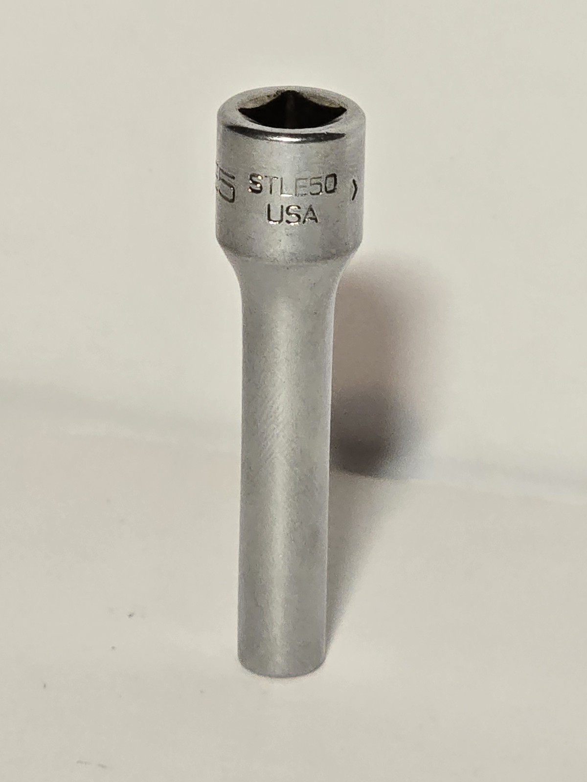 Snap-on Tools Inverted E Torx Chrome Socket STLE50 1/4″ Drive Deep E5 USA Made