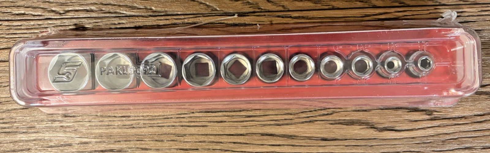 Snap-on 3/8″ drive (1/4, 5/16, 3/8-7/8″) 6-point Shallow Socket Set 211FSY New