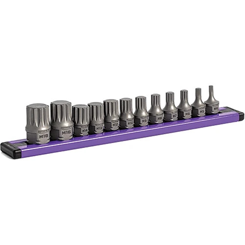 Grip Edge 1/4 3/8 Drive Low Profile Triple Square Dual Action Driver Bit DDTS12S