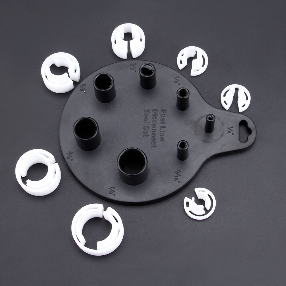 7Pcs Plastic Air Condition Quick Disconnect Tool Set 1/4″ to 7/8″ Black/White