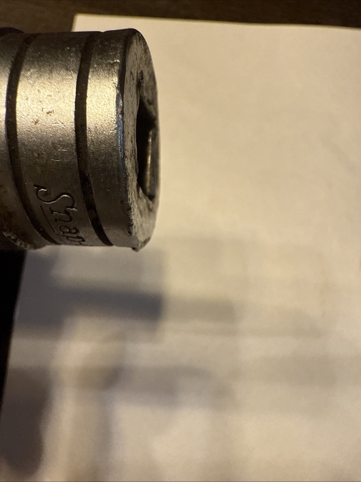 Snap On 7/8” Deep 1/2” Drive Socket 6 Point Chrome TS281 USA