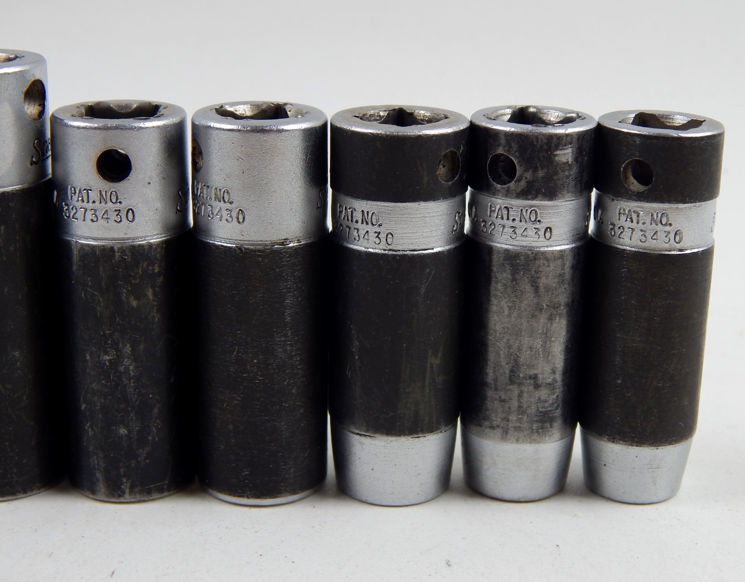 Snap-on SIMFM 3/8” Drive 9mm-19mm Metric Deep Impact Socket Set 11pc 6pt USA