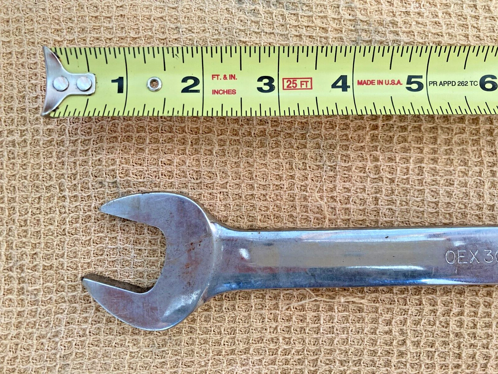 Snap-On 15/16″ inch OEX 30 USA Patent 3273430 Flank Drive Combination Wrench