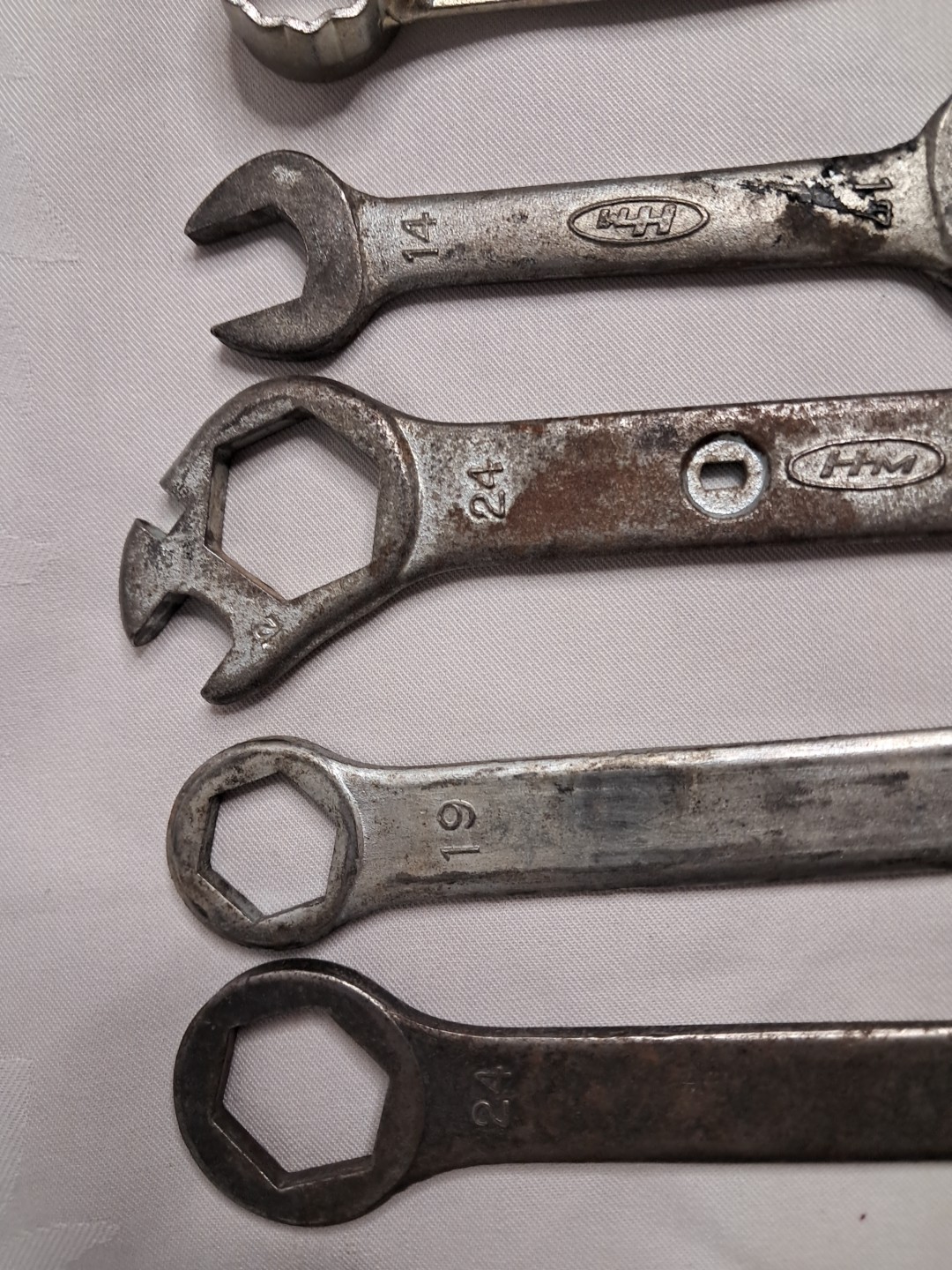 Lot Of 9 Vintage Motorcycle Tools Suzuki & HM (See Photos For Description)